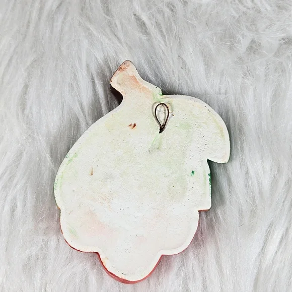 Vintage Chalkware Cherries Wall Plaque - Picture 2 of 3